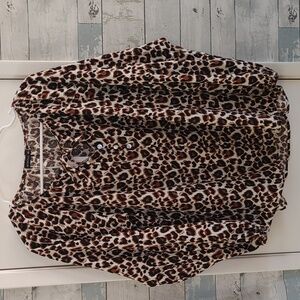 NWT Miholl Medium Animal Print Blouse